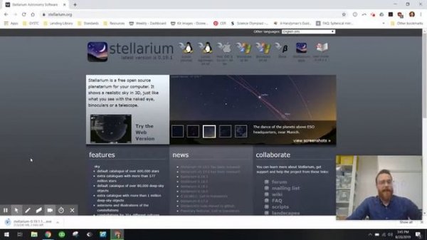 1) Install Stellarium