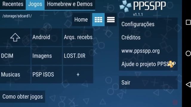 Como configurar o PPSSPP 1.1.1 no Android! смотреть онлайн