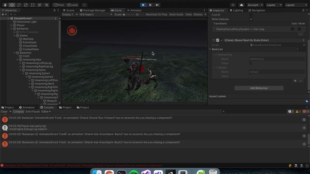 unity - multiple parry system 2.mov смотреть онлайн