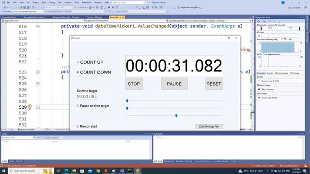 C# Stopwatch Timer смотреть онлайн