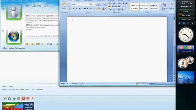 Remote Assist Using Windows Live Msgr смотреть онлайн