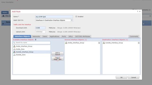 12 Cisco NGFW Firepower Threat Defense FTD 7 0 | QoS Policy смотреть онлайн