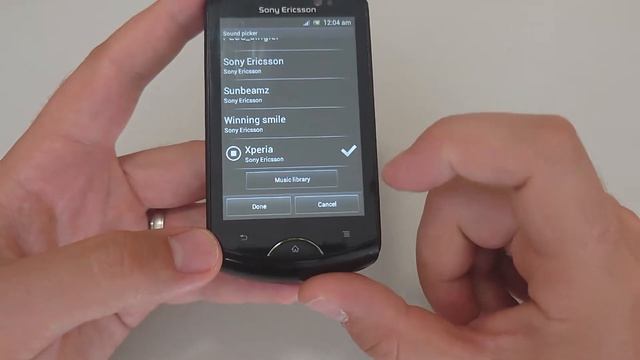Sony Ericsson Live with Walkman WT19i Mobile phone menu browse, ringtones, games, wallpapers смотреть онлайн