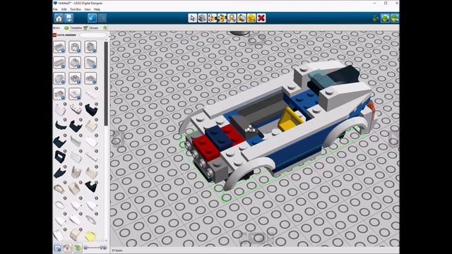 Lego 60239 Police Patrol Car Speed Build LDD by PLegoBB смотреть онлайн