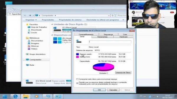NOVO WINDOWS 7 SUN VALLEY 2022 COM TEMA DO WINDOWS 11!