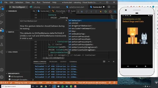 Cat vs Dog Detector App | Setting up Home - Part 2 | Flutter Android & IOS | Machine Learning смотреть онлайн