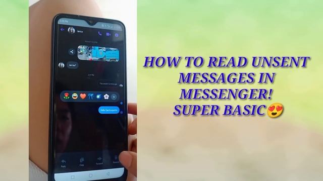 HOW TO READ UNSENT MESSAGES IN MESSENGER USING YOUR ANDROID PHONE! || SUPER BASIC ♥️💯 смотреть онлайн