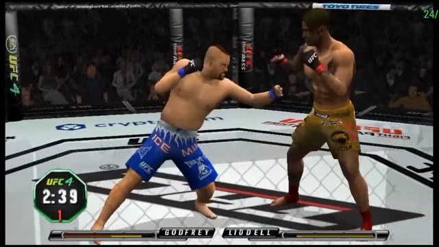 UFC undisputed 2010 Fighting Chuck Liddell In career mode Part 3(PPSSPP)no commentary Gameplay смотреть онлайн