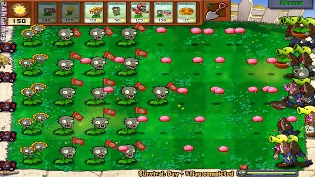 Plants vs Zombies Mod - Repeater Zomplant vs All ZomBotany : Pvz HARD MOD смотреть онлайн