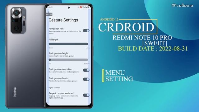 crDroid for Redmi Note 10 Pro | Sweet | Android 12 | UWAIS CHANNEL смотреть онлайн