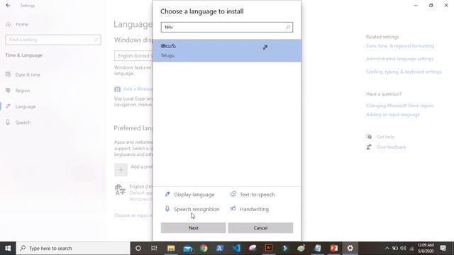 How to Change Display Language pack in Windows 10 in 2020 | విండోస్ 10 లో టైపింగ్ భాషను ఎలా మార్చాల смотреть онлайн