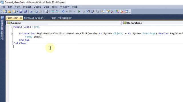 VB Tutorials: Using Menu Strip in Visual Basic смотреть онлайн