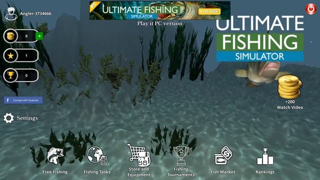 ULTIMATE FISHING SIMULATOR GAMEPLAY WALKTHROUGH EP 1 (ANDROID/IOS) смотреть онлайн