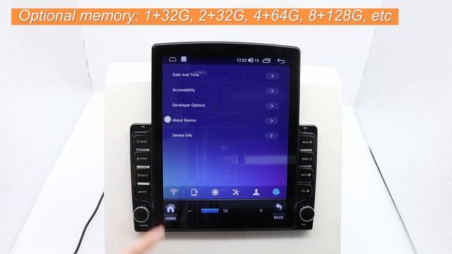 9.7 Inch Vertical Touch Screen Car Stereo Radio Player 8 Core смотреть онлайн