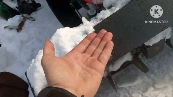 Сырой снег шнекоротором - время на ветер ))