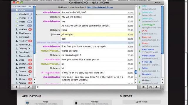 Linkinus - IRC Client for OS X смотреть онлайн