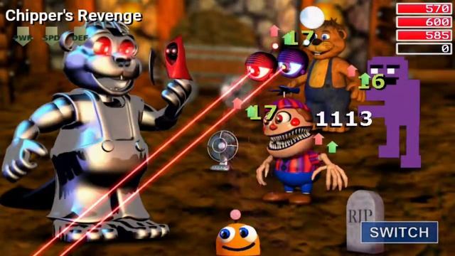 Fnaf World android, Chipper revenge Boss смотреть онлайн
