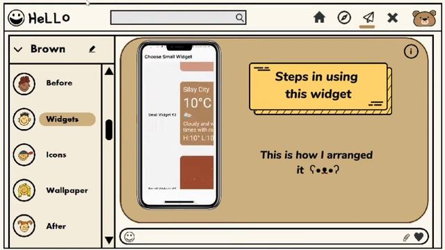 iOS homescreen setup on Android phone | Brown theme ㋛︎ смотреть онлайн