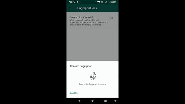 How to Enable FingerPrint Lock on WhatsApp in Android Phone смотреть онлайн