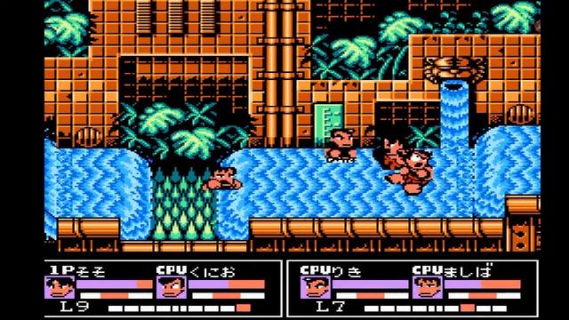 Nekketsu Dennetsu. Android. Third team. Gamepad Gamesir G4 Pro. Emulator Nostalgia Pro. смотреть онлайн