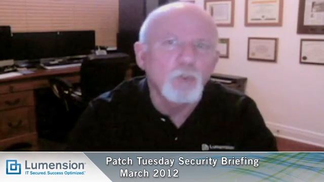 March 2012 Patch Tuesday Security Briefing смотреть онлайн