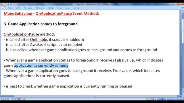 OnApplicationFocus() Function in Unity - Unity Scripting API MonoBehaviour Tutorial 05 смотреть онлайн
