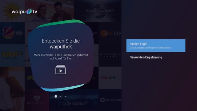 Waipu TV Stick Unboxing Fernsehen wie noch nie Android Tv Stick смотреть онлайн