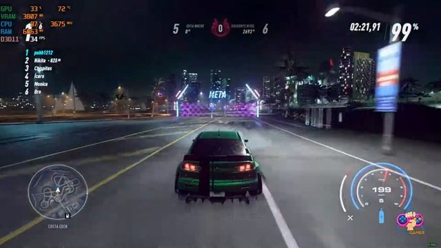 NEED FOR SPEED HEAT Ryzen 3 2200g + RX 570 & 16 GB Ram (2020) смотреть онлайн