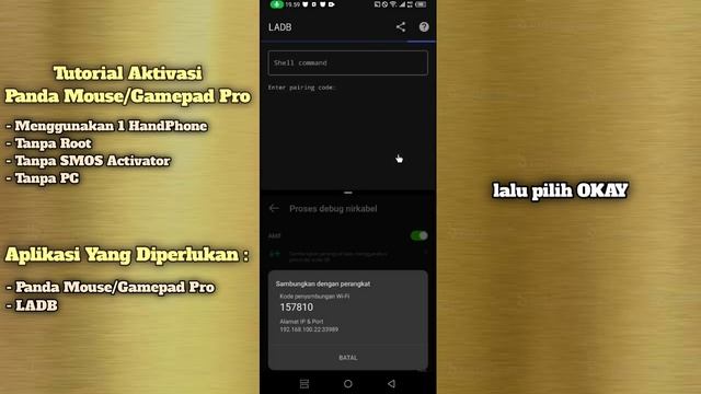 Tutorial Aktivasi Panda Gamepad/Mouse Pro | Menggunakan 1 Hp | Android 11+ смотреть онлайн