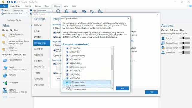 How to associate extensions like rar, tar and 7zip смотреть онлайн