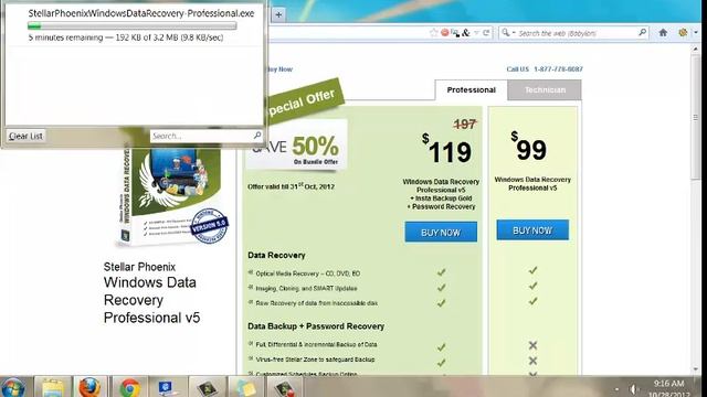 Stellar Phoenix Windows Data Recovery Professional - Recover Lost Volume смотреть онлайн