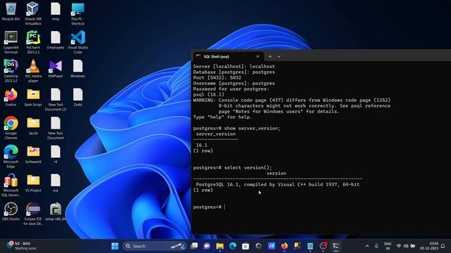How to use check version of PostgreSQL смотреть онлайн