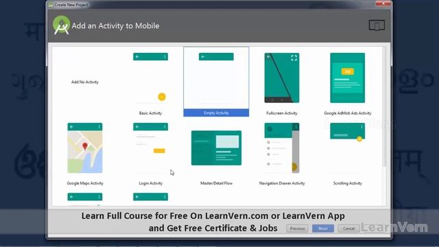 How to Create the First Android App in Android Studio | Build Your First App | Video in Hindi смотреть онлайн