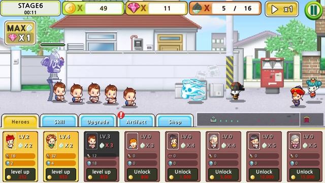 Dots Family: Heroes - Android Gameplay HD смотреть онлайн