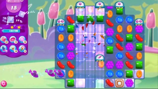 Candy Crush Saga Level 4512 смотреть онлайн