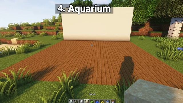 Minecraft : 5 Furniture Builds And Ideas ! смотреть онлайн