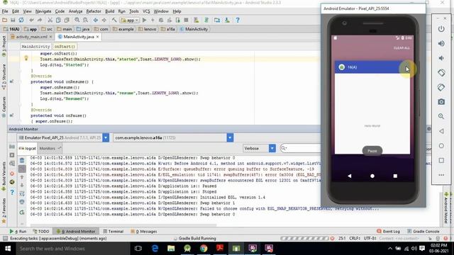 MAD(22617) || Exp.17 || Create an Activity смотреть онлайн