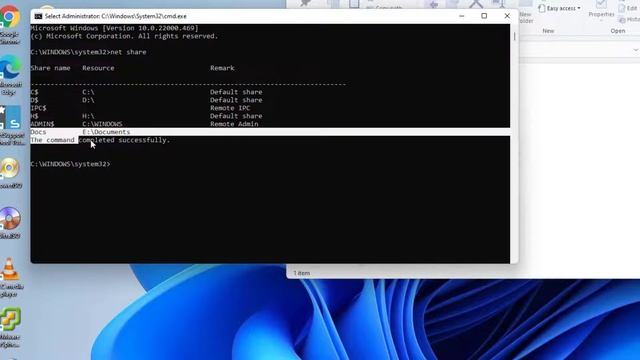 Net share command: List / delete network shares from command line смотреть онлайн