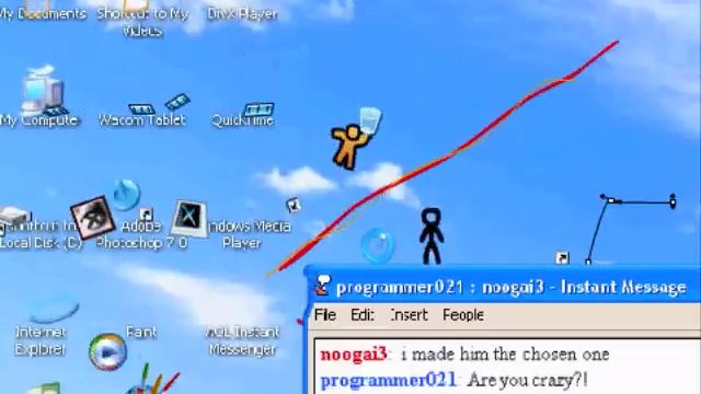 Stick Man destroys windows! смотреть онлайн