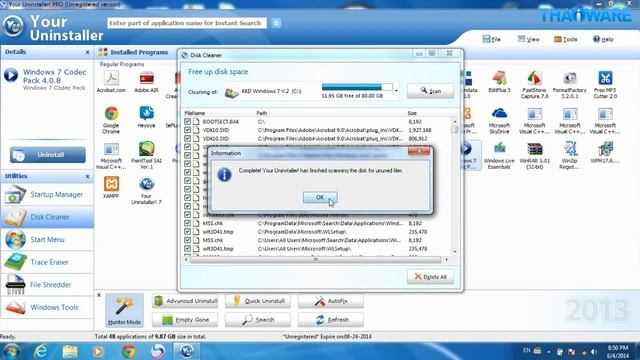 สอนวิธีใช้งาน โปรแกรม Your Uninstaller โปรแกรมลบโปรแกรม แบบถอนรากถอนโคน смотреть онлайн