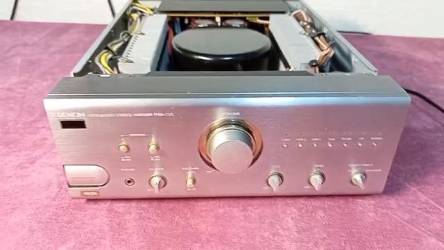 Усилитель Denon PMA-7,5S Presta (1994 г.в.), комментарий от мастера о проделанной работе смотреть онлайн