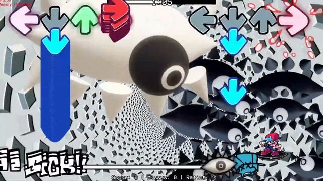 Friday Night Funkin' Vs. Dave and Bambi | Ommetaphobia (V2) Charted смотреть онлайн