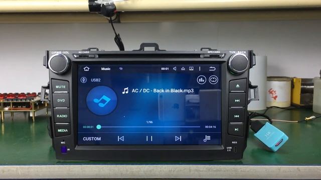 Joying android 5.1.1 lollipop car stereo radio for Toyota corolla Google play store Google maps смотреть онлайн
