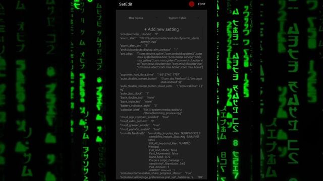 MELHORES COMANDOS SETEDIT / REGEDIT MOBILE / MACRO MOBILE SET EDIT
