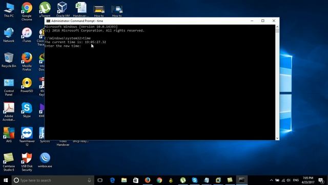 How to change Time and Date using Command line on Windows смотреть онлайн