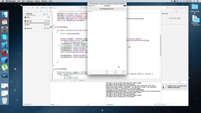 Facebook Log In And Posting  In IOS Using New Facebook Sdk