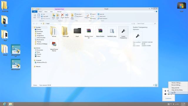 Windows 8 Theme | Gray8 смотреть онлайн