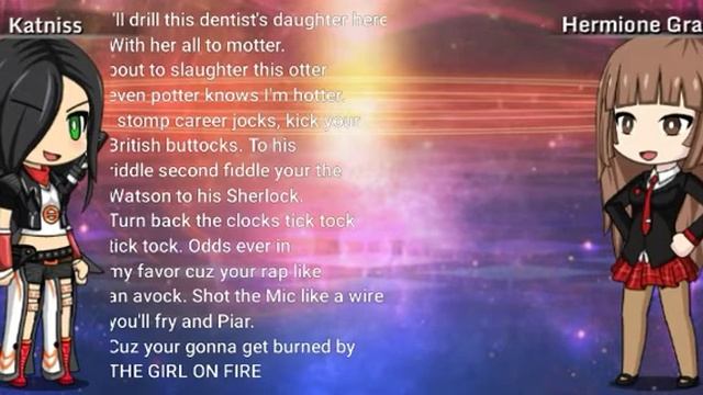 Katniss vs. Hermione Rap Battle| Gacha Studio смотреть онлайн