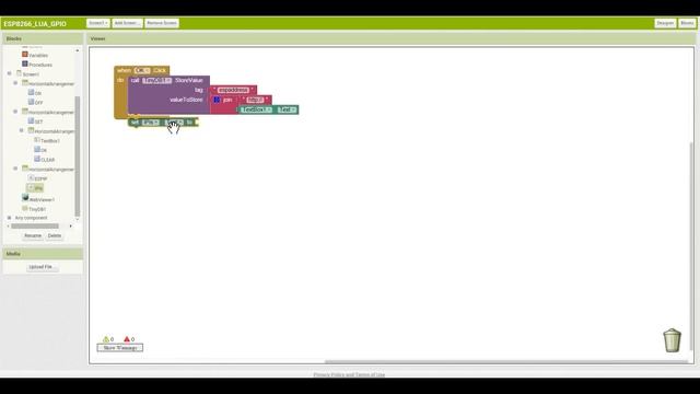 App Inventor 2 - ESP8266 GPIO Control with Nodemcu LUA смотреть онлайн