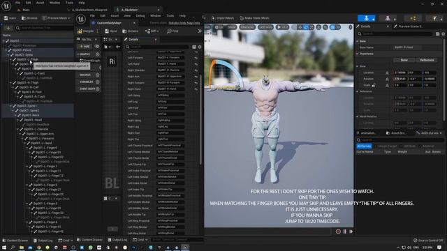 Custom 3d Body Rokoko LiveLink UNREAL ENGINE 5.0.3 PART-1